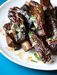 filipino style sweet adobo pork ribs
