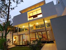 modern open concept house in bangalore