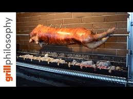 whole pig roast and pork grill rod