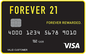 forever 21 visa credit card home