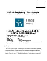 shear lab report docx mechanical