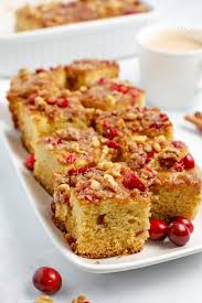 · this delicious and easy christmas cake mix cookie bars recipe is made with yellow cake mix, instant vanilla pudding, mini. Cranberry Coffee Cake Recipe Amanda S Cookin