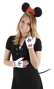 disney minnie mouse ears gloves tail