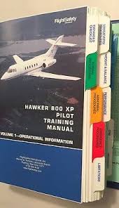 Flight Safety Hawker 800 Xp Pilot Training Manual Vol 1