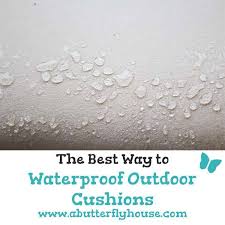 How To Waterproof Outdoor Cushions A