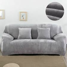 sofa covers plush velvet fabirc thick