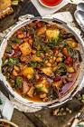 african potato and collard green stew