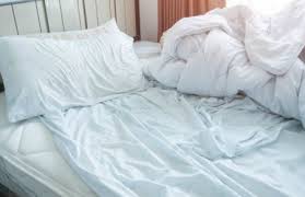 Image result for waterbed untucked sheets