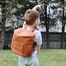miss fong mini diaper backpack brown