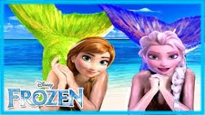 frozen mermaids disney princesses elsa