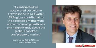 He will have to deploy the local first plan, wanted by emmanuel faber; Barry Callebaut Group On Twitter We Just Released Our 9 Month Key Sales Figures Confirming The Continuation Of Our Good Growth Momentum Sales Volume Growth 5 0 Supported By All Regions Read The