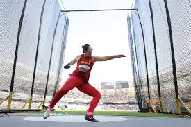 china s discus thrower feng bin sees