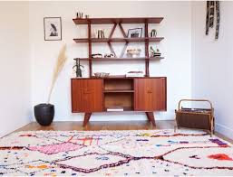 large azilal berber carpet multicolor