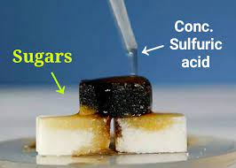 Reaction Of Sugar With Sulfuric Acid