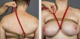 Cupcake harness for big breast | shibari tutorial