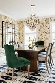 With the lowest prices online, cheap shipping rates and local. Green Velvet Dining Chairs On Black And White Rug Contemporary Dining Room