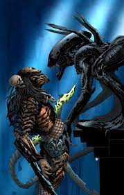 alien vs predator art lockscreen hd