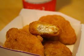 You can cook basic chicken nuggets in vegetable oil. How Chicken Nuggets Are Made Peta2