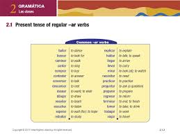 To Create The Forms Of Regular Verbs Drop The Infinitive