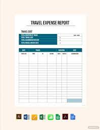 16 travel expense report templates