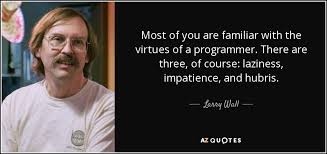 TOP 25 QUOTES BY LARRY WALL (of 219) | A-Z Quotes via Relatably.com
