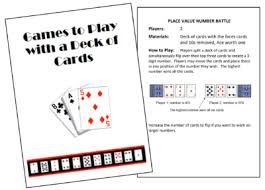 We did not find results for: Math Games With A Deck Of Cards Math Coach S Corner