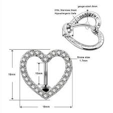 16mm navel piercing jewelry