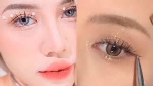 korean glitter eye makeup glitter