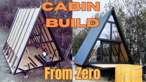 building an a frame cabin in 3 days