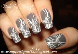 While they may be a little tricky to create at home, a professional technician should be able to help you achieve a great work of art. 45 Cool Gray And White Nail Art Design Ideas