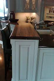 waterproof walnut wood countertop in