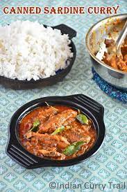 indian style canned sardine curry