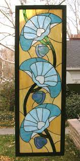 Stained Glass Flowers Painting