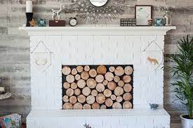 Modern Rustic Update To Fireplace Paint
