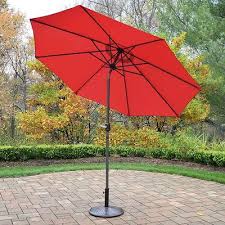 9 Ft Outdoor Umbrella Red Yahoo