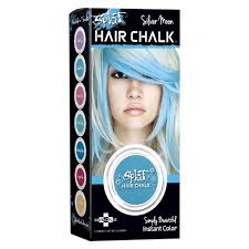 Do not wet blonde hair when applying hair chalk. Splat Hair Chalk Silver Moon Target