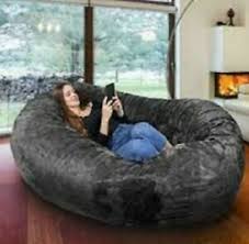 If you're looking into finding the best rated bean bag chair, you should probable check out the flash furniture oversized solid navy blue chair. Large Bean Bag Chair 8 Ft Sofa Giant Adult Dorm Furniture Xl Lounge College Home 637162766101 Ebay