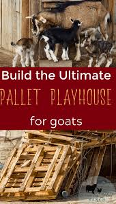 building plans for a goat pallet playhouse