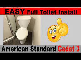 Easy Toilet Install American Standard