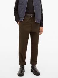 Cotton Canvas Tapered Trousers Mhl By Margaret Howell