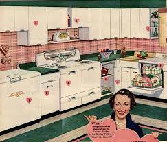 dana and her 1953 crosley kitchen