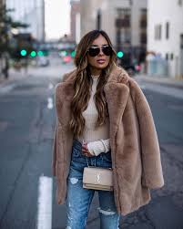 Casual Faux Fur Coat Outfit Mia Mia