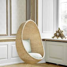 Sika Design Nanna Ditzel Hanging Egg Chair In Tan White