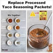homemade taco seasoning recipe replace