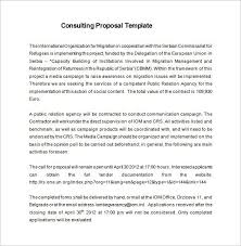 Consulting Proposal Template 18 Free Word Pdf Format