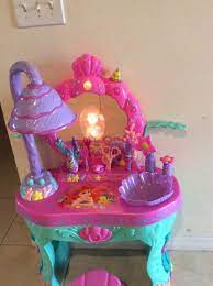 the little mermaid salon and vanity for