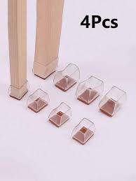4pcs silicone chair leg protectors wood