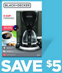 That is when u notice that cashier do not know now to fill in counter and then we are to busy putting stuff back to the right spot. 5 Off Black Decker Coffeemaker At Dollar General