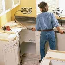 how to install a countertop diy