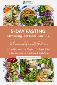 5 day fasting mimicking t meal plan